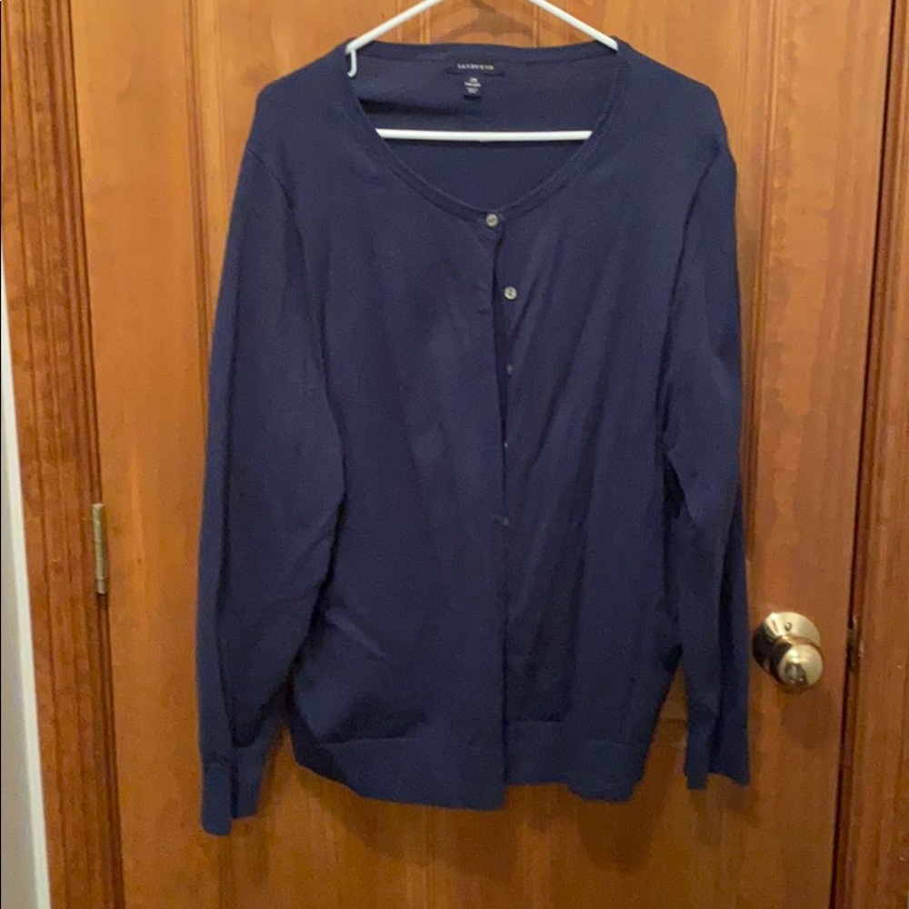 Navy cardigan